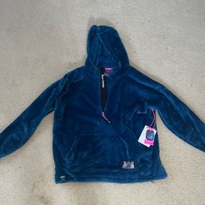 NWT Juicy Couture sport Sherpa zip up hoodie